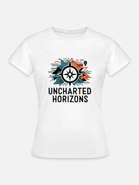 UNERFORSCHTE HORIZONTE - Frauen T-Shirt - Weiß