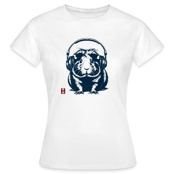 Cobaye musical - T-shirt Femme - blanc - Devant - AI Model Female 172 dark (172cm)