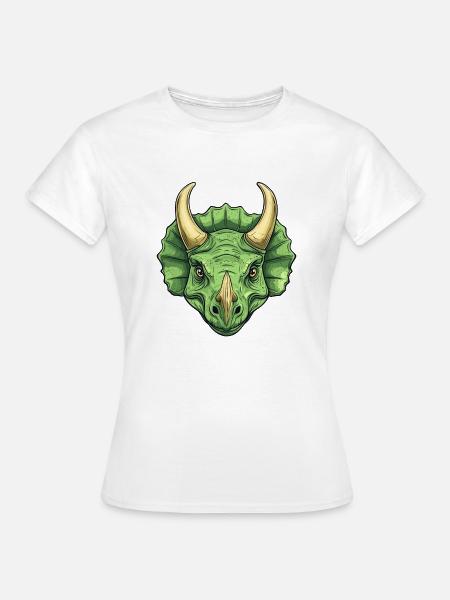 Triceratops - Frauen T-Shirt - Weiß