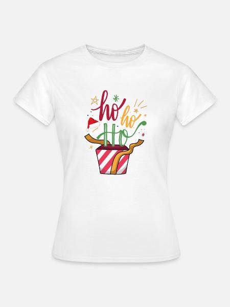 ho ho Ho - Frauen T-Shirt - Weiß