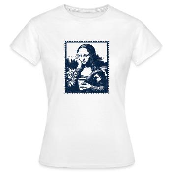 Lundi fatigué Lisa - T-shirt Femme - blanc - Devant - AI Model Female 172 dark (172cm)