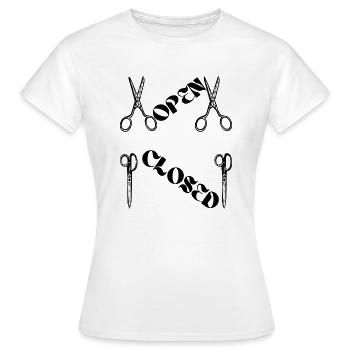 cadeau femme, homme, t-shirt humoristique, humour - T-shirt Femme - blanc - Devant - AI Model Female 172 dark (172cm)