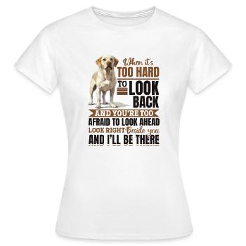 Labrador Lover Dog Owner - Frauen T-Shirt - Weiß - Vorne - AI Model Female 172 dark (172cm)