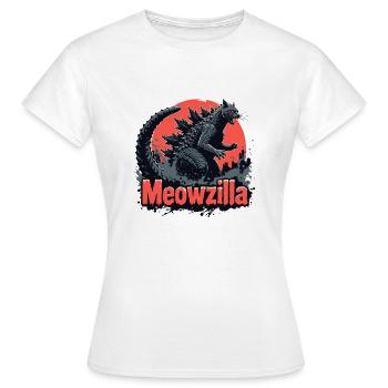 MIAOU - T-shirt Femme - blanc - Devant - AI Model Female 172 dark (172cm)