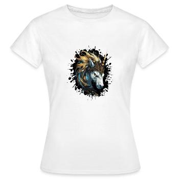 Licorne Animal Créature Mythique Couronne - T-shirt Femme - blanc - Devant - AI Model Female 172 dark (172cm)