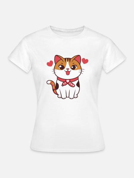GELIEBTE HAUSTIERE - Frauen T-Shirt - Weiß