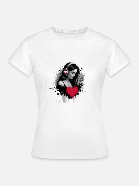 Klang-BLISS - Frauen T-Shirt - Weiß