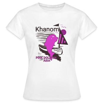 Thailand Vacationers Vacation Wardrobe - Women's T-Shirt - white - Front - AI Model Female 172 dark (172cm)