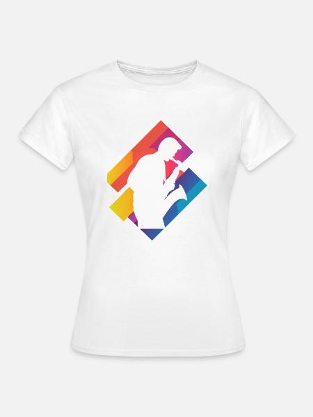 Jazz Orleans Blasmusik - Frauen T-Shirt - Weiß