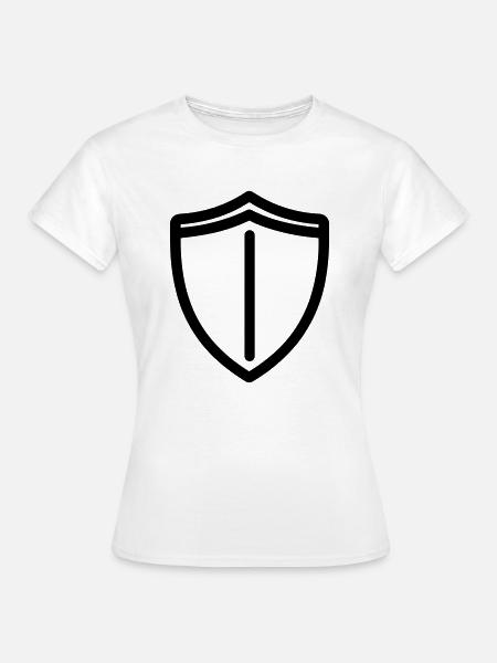 Schild - Frauen T-Shirt - Weiß