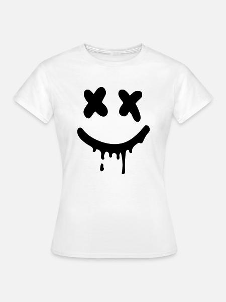 lächeln - Frauen T-Shirt - Weiß