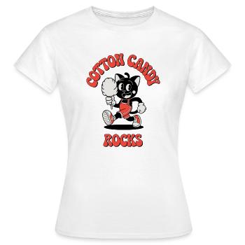 BARBE À PAPA - T-shirt Femme - blanc - Devant - AI Model Female 172 dark (172cm)