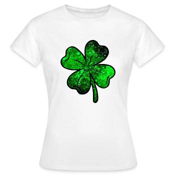 Chance cosmique - T-shirt Femme - blanc - Devant - AI Model Female 172 dark (172cm)