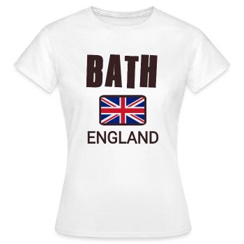 Bath, England - Women's T-Shirt - white - Front - AI Model Female 172 dark (172cm)