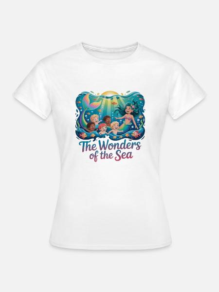 WUNDER DES MEERES - Frauen T-Shirt - Weiß