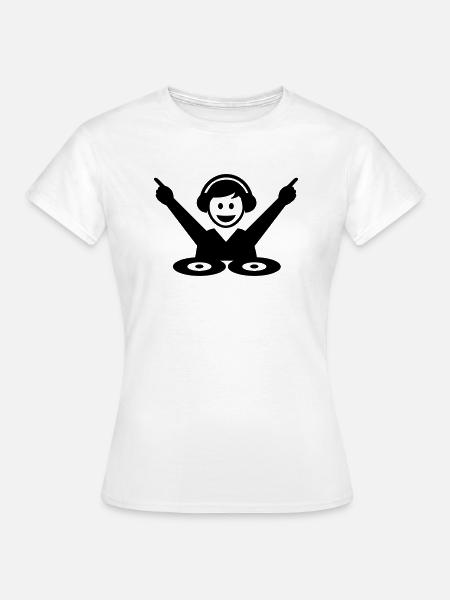DJ - Women's T-Shirt - white