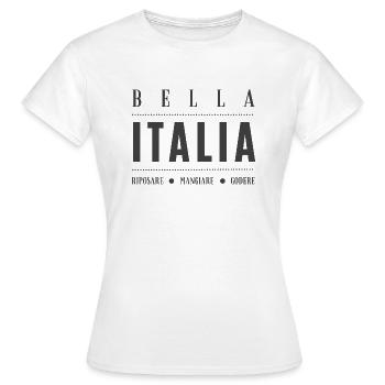 Bella Italia - Erhol Dich gut! - Frauen T-Shirt - Weiß - Vorne - AI Model Female 172 dark (172cm)