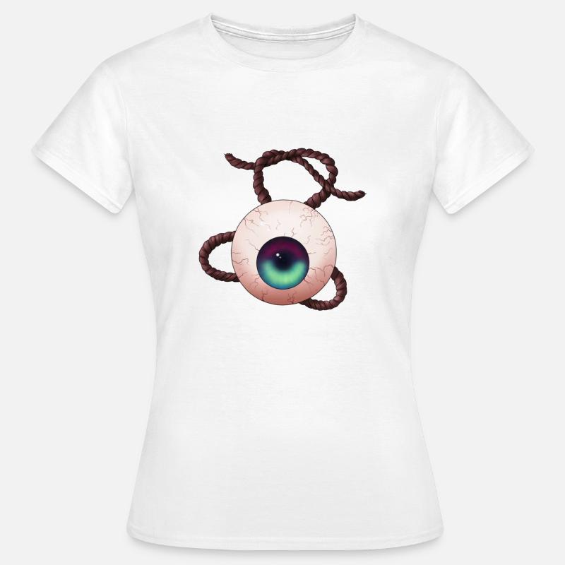 Eyeball - Frauen T-Shirt - Weiß