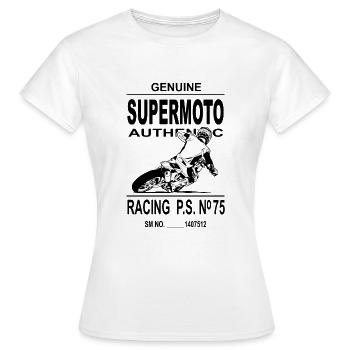 Supermoto - Women's T-Shirt - white - Front - AI Model Female 172 dark (172cm)