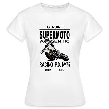 Supermoto - Women's T-Shirt - white - Front - AI Model Female 172 dark (172cm)
