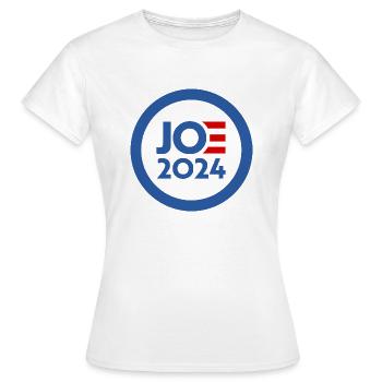 Joe biden 2024 - T-shirt Femme - blanc - Devant - AI Model Female 172 dark (172cm)