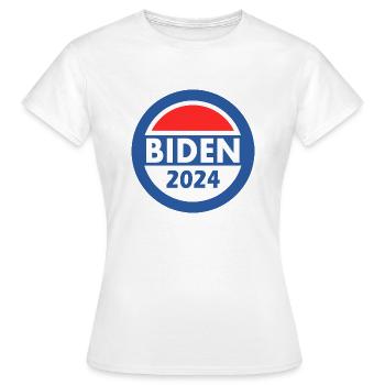 Joe biden 2024 - T-shirt Femme - blanc - Devant - AI Model Female 172 dark (172cm)