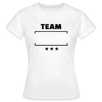 Team - Frauen T-Shirt - Weiß - Vorne - AI Model Female 172 dark (172cm)