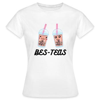 Bubble Tea Bes - Teas - Frauen T-Shirt - Weiß - Vorne - AI Model Female 172 dark (172cm)