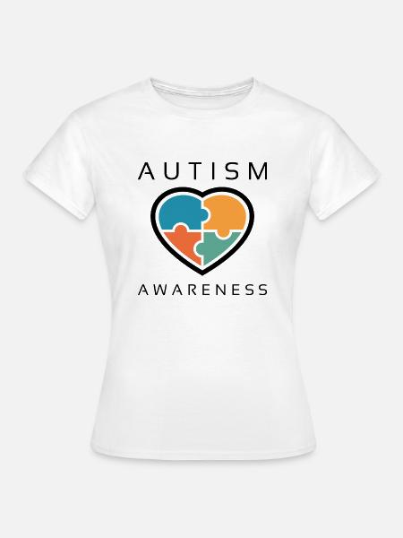 Autismus Bewusstsein - Frauen T-Shirt - Weiß