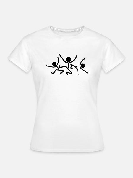 Dancing Party Team - Frauen T-Shirt - Weiß