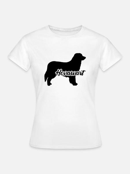 Hovawart - T-shirt dam - vit