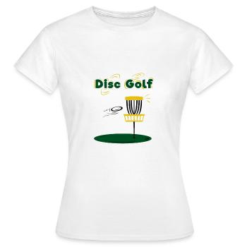 Disc Golf - Frauen T-Shirt - Weiß - Vorne - AI Model Female 172 dark (172cm)