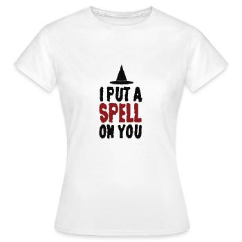 Je te jette un sort - T-shirt Femme - blanc - Devant - AI Model Female 172 dark (172cm)