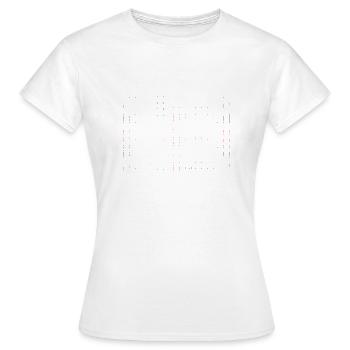 Londres LDN Union Jack - T-shirt Femme - blanc - Devant - AI Model Female 172 dark (172cm)