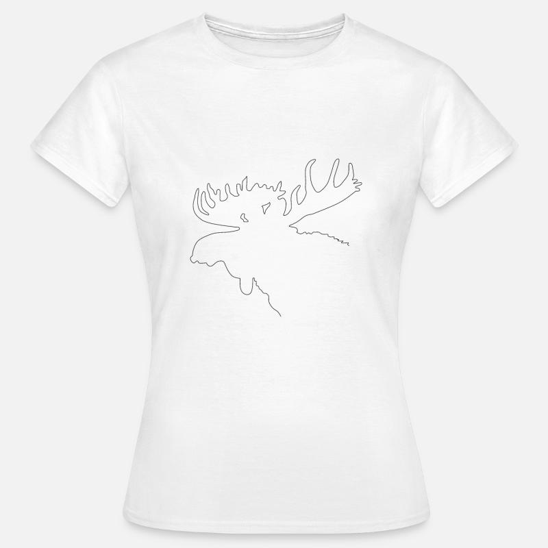 Moose - Women's T-Shirt - white