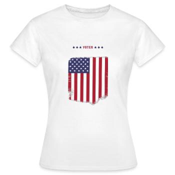 Mathématicien de l’électeur - T-shirt Femme - blanc - Devant - AI Model Female 172 dark (172cm)