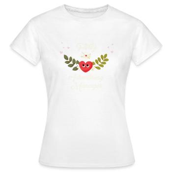 Responsable de la publicité Flirty - T-shirt Femme - blanc - Devant - AI Model Female 172 dark (172cm)