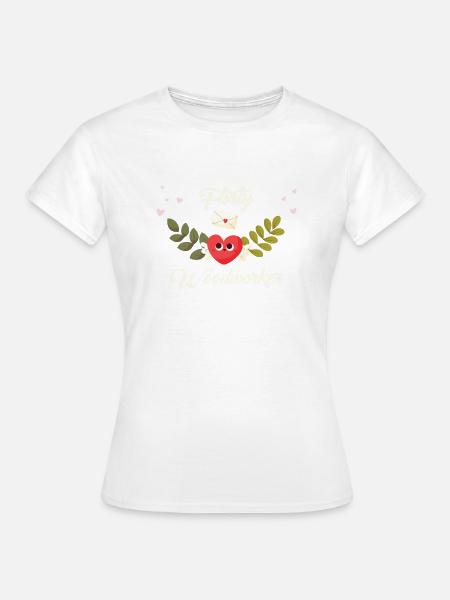 Flirty Holzarbeiter - Frauen T-Shirt - Weiß