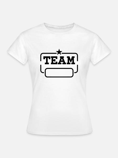 Team - Frauen T-Shirt - Weiß