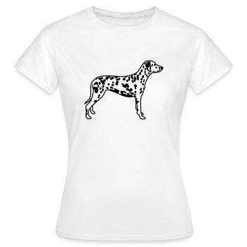 Dalmatian - Women's T-Shirt - white - Front - AI Model Female 172 dark (172cm)
