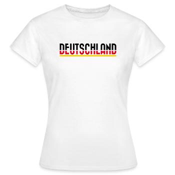 Allemagne - T-shirt Femme - blanc - Devant - AI Model Female 172 dark (172cm)