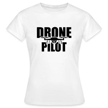 Drohne - Frauen T-Shirt - Weiß - Vorne - AI Model Female 172 dark (172cm)