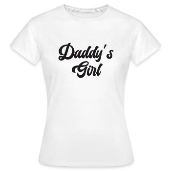 Daddy's Girl - Frauen T-Shirt - Weiß - Vorne - AI Model Female 172 dark (172cm)
