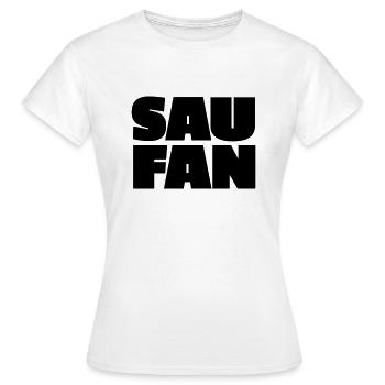 Sau Fan - Frauen T-Shirt - Weiß - Vorne - AI Model Female 172 dark (172cm)
