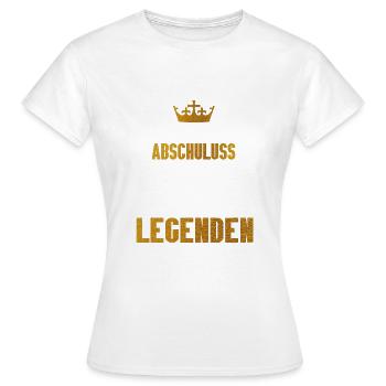 Abi, Abschluss, Matura | Design - Frauen T-Shirt - Weiß - Vorne - AI Model Female 172 dark (172cm)