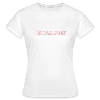 Maid of honor - Women's T-Shirt - white - Front - AI Model Female 172 dark (172cm)