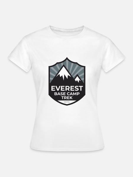 Mount Everest Base Camp Trek - Nepal - Frauen T-Shirt - Weiß
