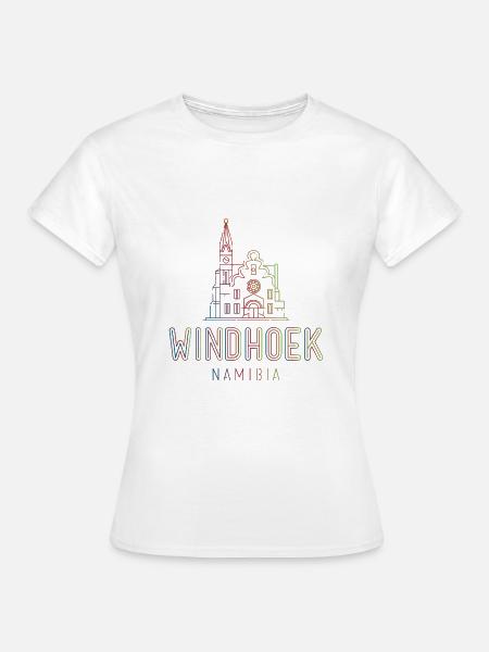 Windhuk - Namibia - Frauen T-Shirt - Weiß
