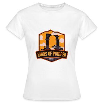Ruinen von Pompeji - Italien - Frauen T-Shirt - Weiß - Vorne - AI Model Female 172 dark (172cm)