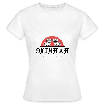 Okinawa – Japon - T-shirt Femme - blanc - Devant - AI Model Female 172 dark (172cm)